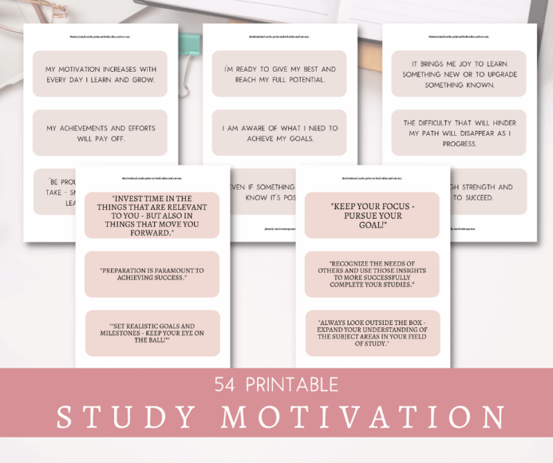 Study Motivation Cards - Image 2