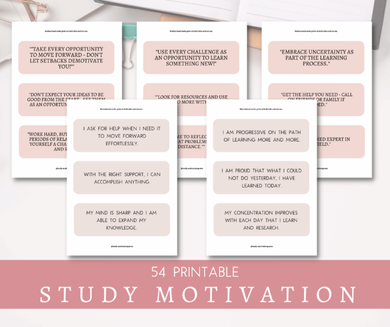 Study Motivation Cards - Image 4